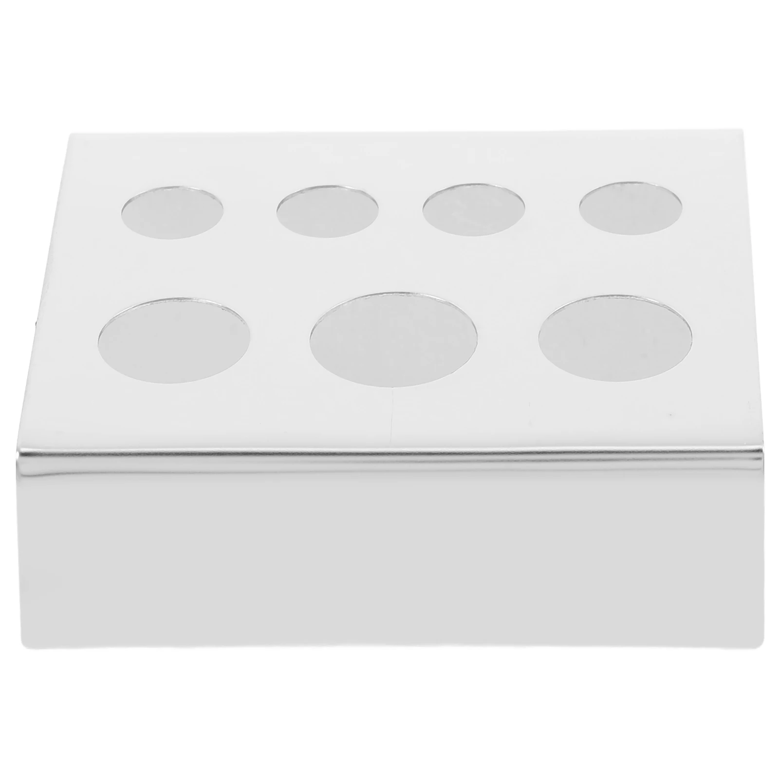 

Держатель для чашки с пигментом из нержавеющей стали, 7 сеток, серебряный цвет, прочные аксессуары для татуировок, аксессуары для красоты, чернильная ручка, стойка, полка, подставка