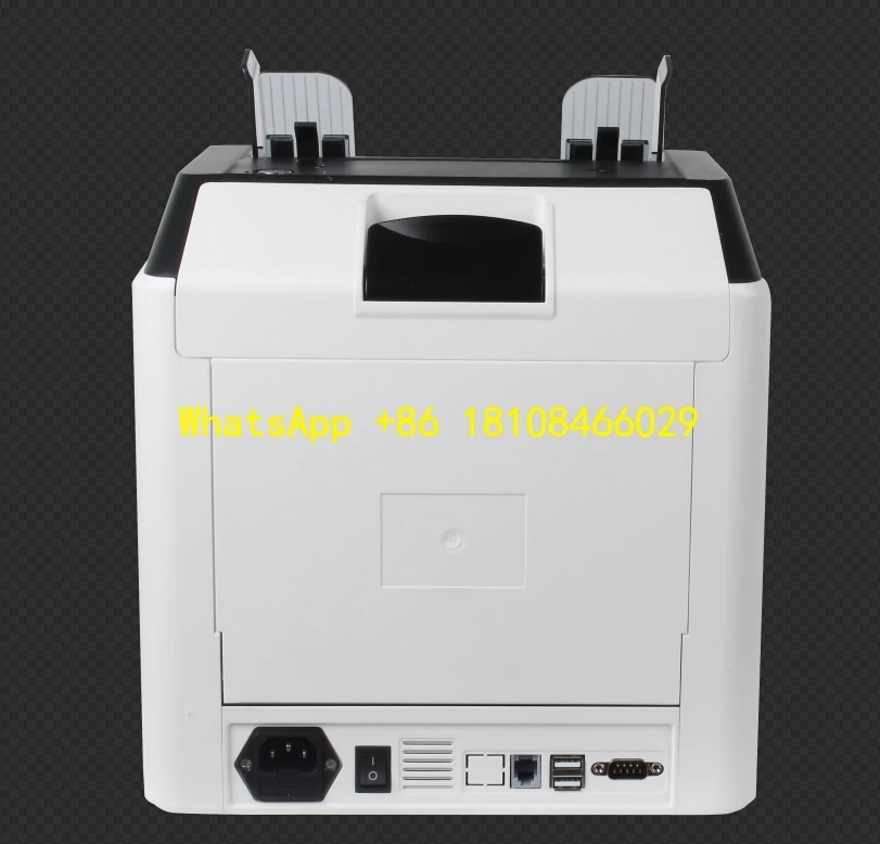 Cash Machine 2 Pocket Money Counter with High Value Detection Bill Counting Machine AL-950A Dual CIS Touch Screen