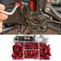 195 Uds tornillos de carenado de motocicleta tornillo de Clip de sujeción para YAMAHA YZF R1 R15 R25 R3 R6 R125 R15 R25 MT03 MT07 MT09 MT10 FZ07 FZ09