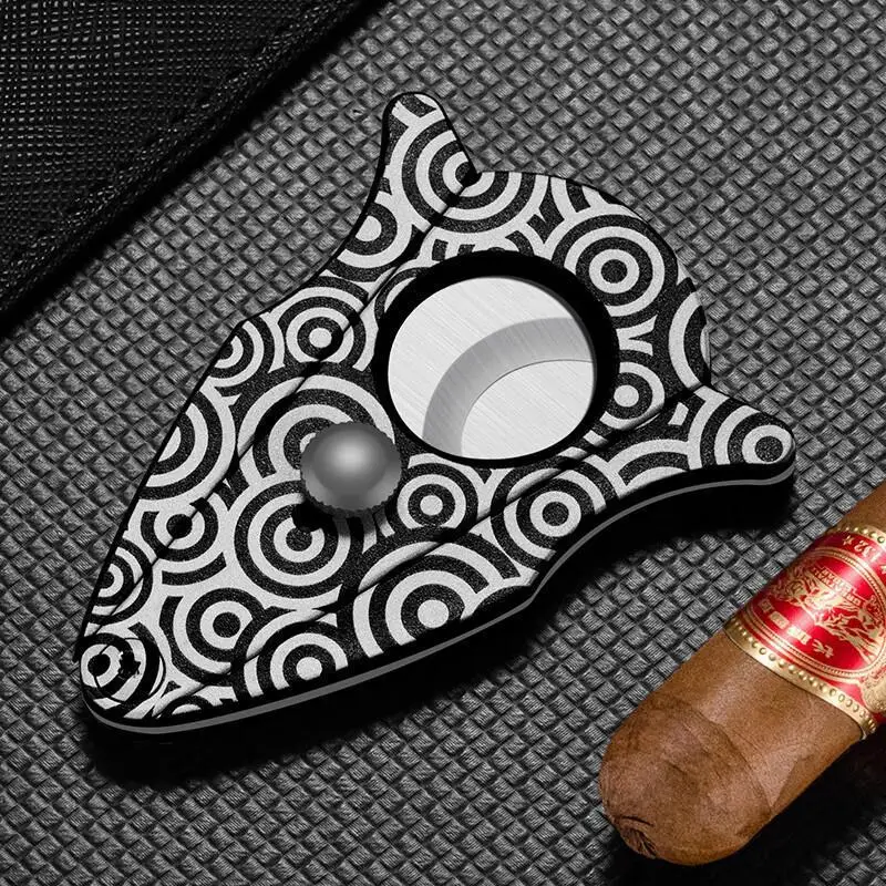 

Fashion Stainless Steel Knife Double Blade Cigar Cutter Sharp Fashion Bat Gift Box