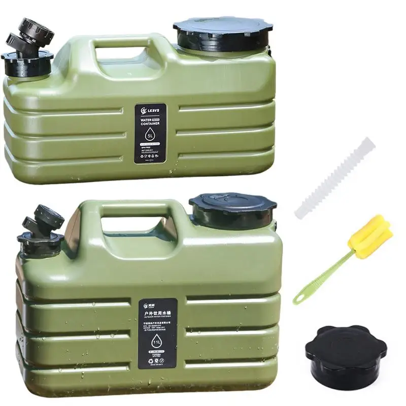 

Camping Water Container Thickened Portable Water Jug Camping Water Tank Large Capacity Camp Water Jug Water Camping Container