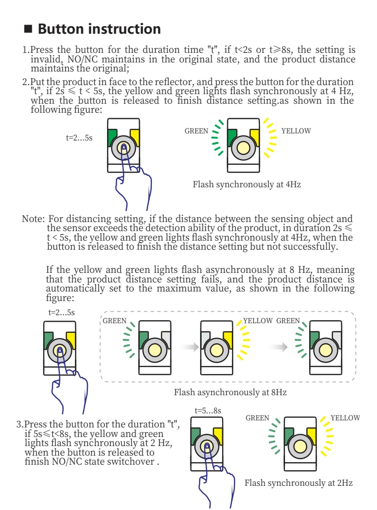 FUWEI FGNE10-50NFR-T Spiegelreflexion Hintergrundunterdrückung Fotoelektrischer Sensor Transparente Filmerkennung Elektrische Augenlinse – Detail 5