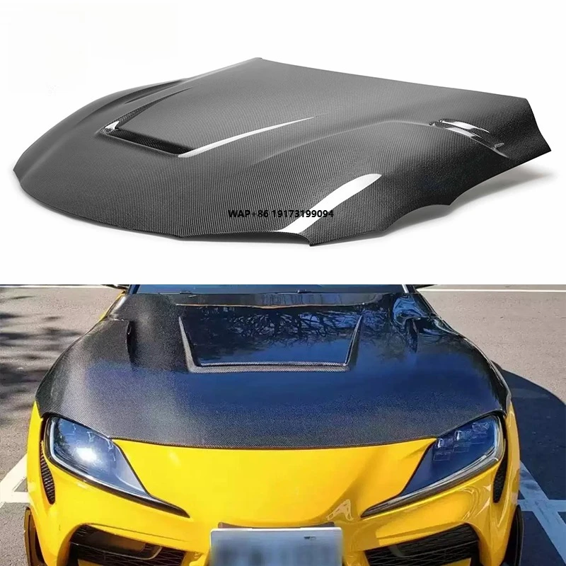 

VS Style Carbon Fiber Hood for for Supra A90 GR MK5 2019-2023 New Front Engine Valve Cover Auto Parts