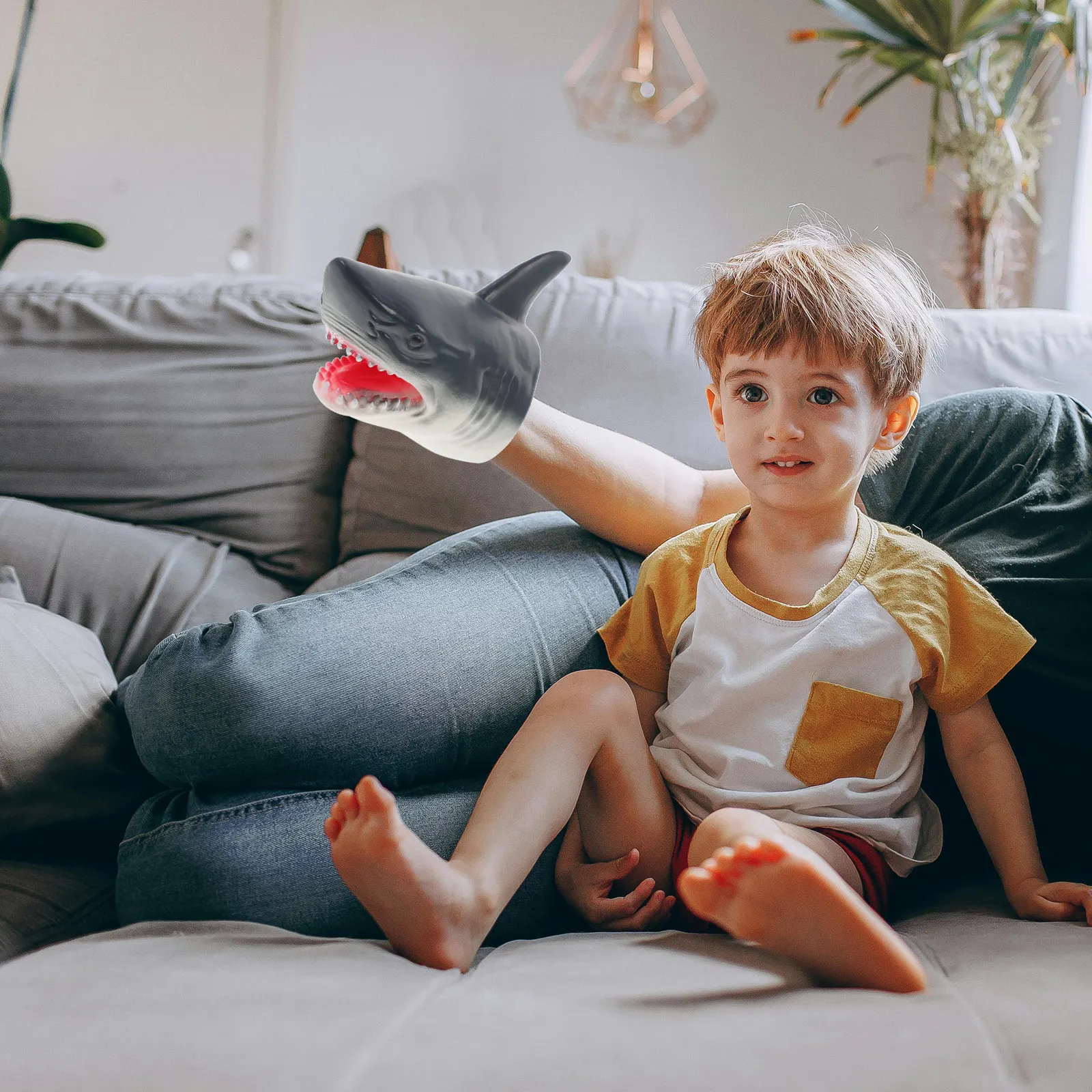 

Гигантская кукла-акула для рассказывания историй, ролевых игр, раннего развития, интерактивная мультяшная кукла-животное, куклы-перчатки в виде животных