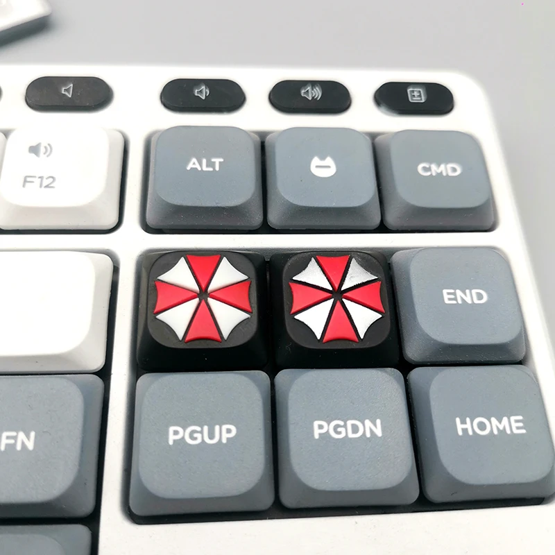 Resident Evil Series Low Shaft Gaming Keycaps Resin Personalize Customized Handmade Artisan Keycap for Nuphy Air\K3\K3 PRO