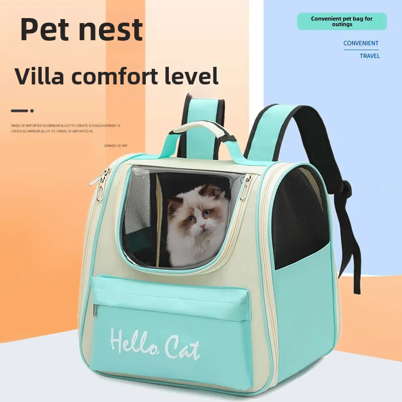 New Cat Bag, Dog Bag, Space Outing Backpack, Pet Bag, Portable Satchel Cat Bag, Large Quantity Wholesale Pet Backpack