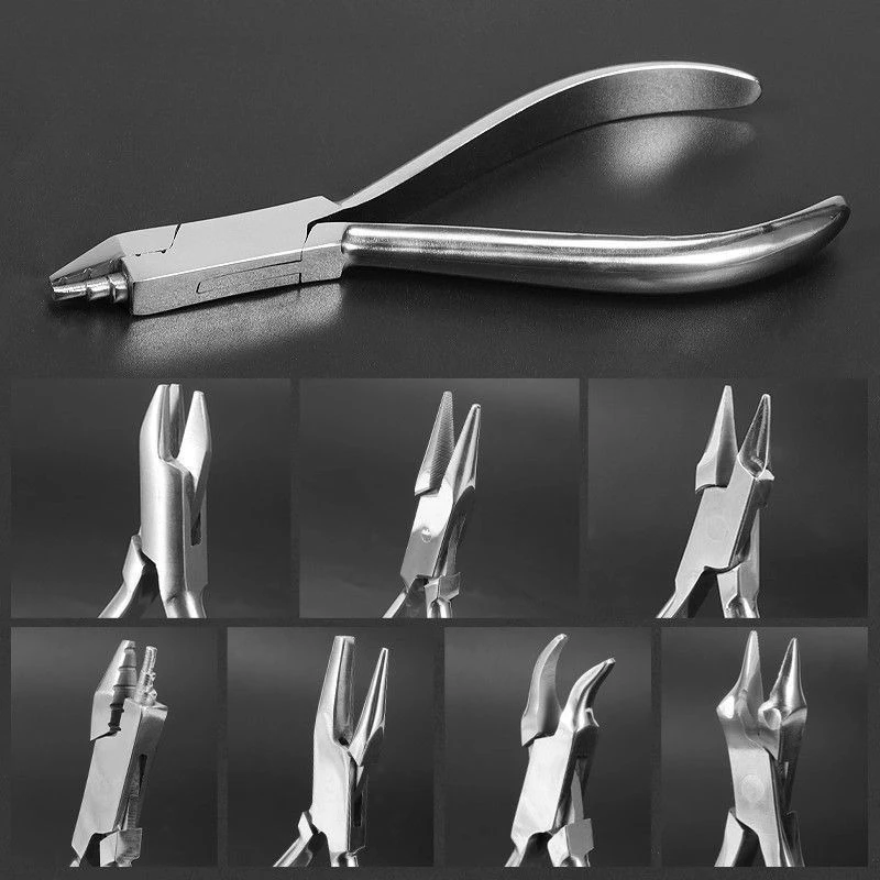 1pcs Lab U Loop Lab Equipment Manual Forceps Plier for Bending & Forming Complete with Cutter