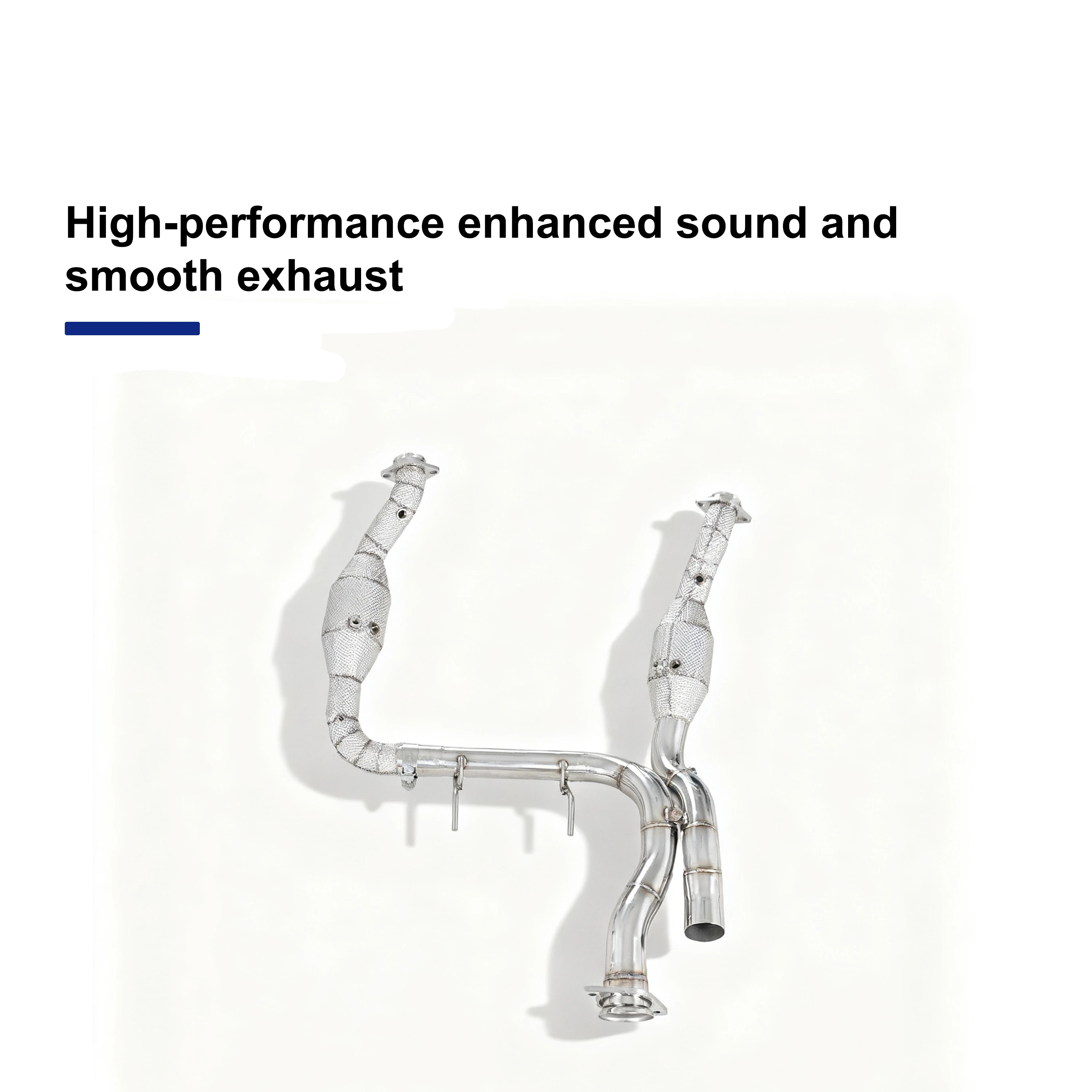 أنبوب عادم ACE عالي الأداء لـ Ford F-150 SVT Raptor 3.5TT ماسورة عادم مع محول حفاز شحن سريع