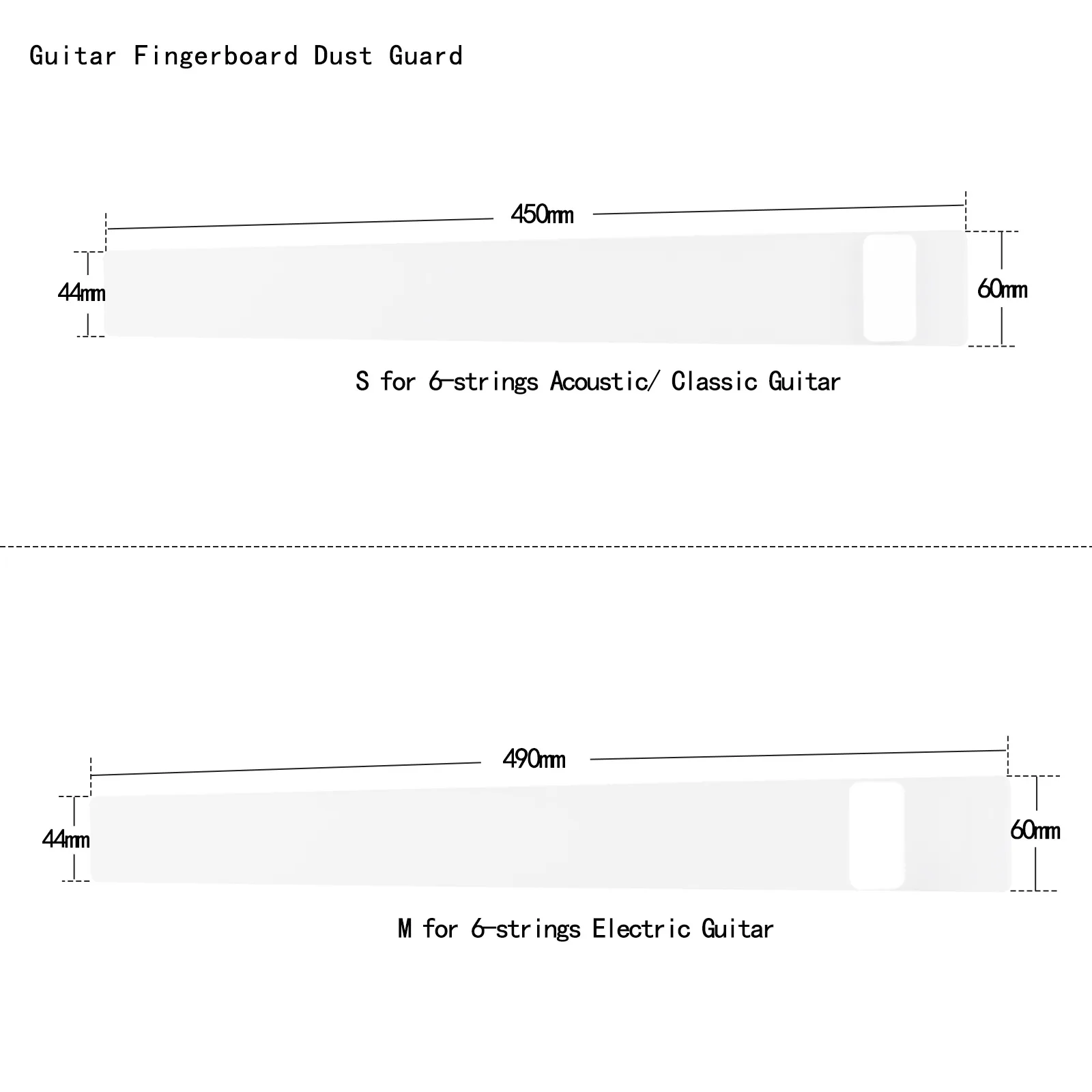 Clean Overall Appearance Protects Strings Reduces Dust Guitar Fingerboard Guards Package Content Guitar Fingerboard Guards