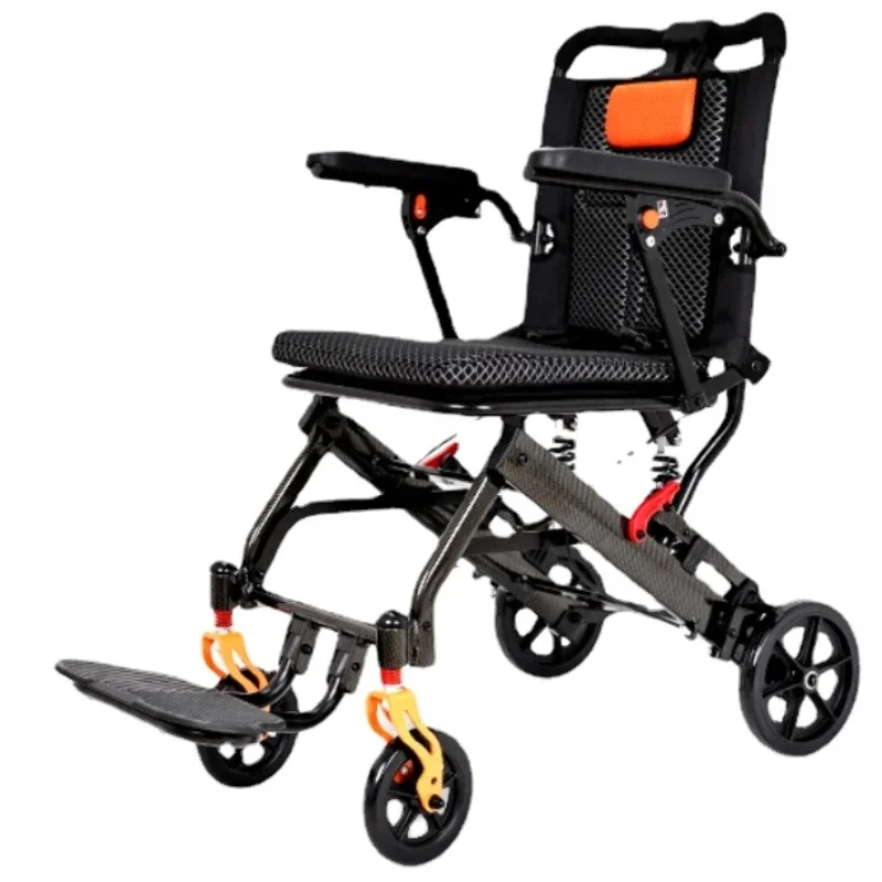 elderly four-wheels walker seat and push shopping cart  Lightweight portable Foldable Transport rolling chair with Handbrakes