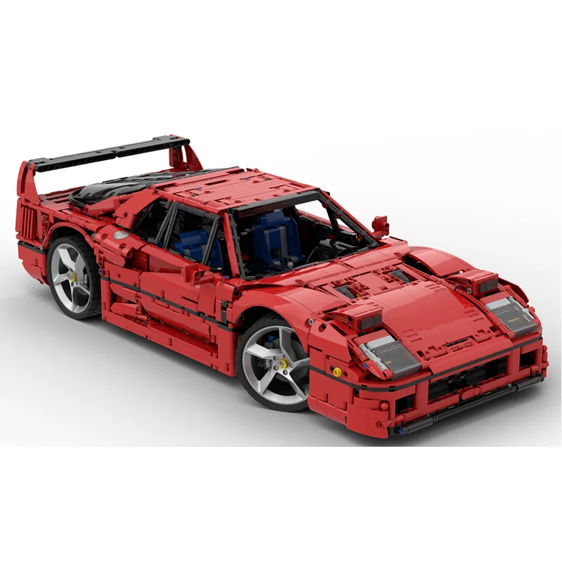

Строительные блоки F40 18, модель автомобиля 3603, детали MOC, большие декоративные игрушки для мальчиков и взрослых