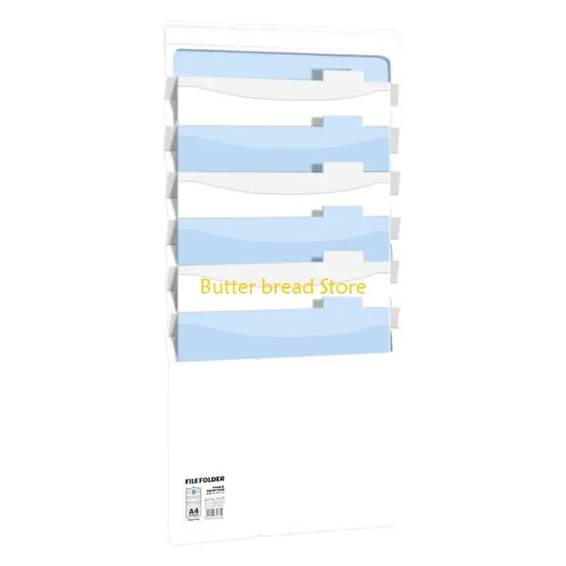 W89C Foldable Document Organiser Hold Multisection Design For Office School