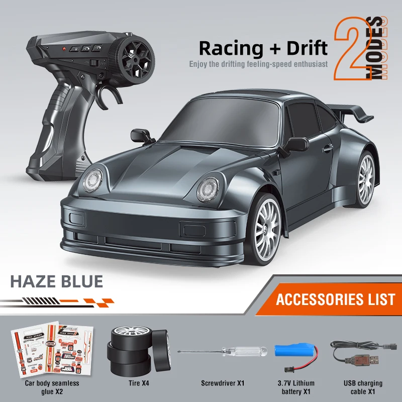 

New RC Drift Car Four-Wheel Drive Remote Control Drifting Race Car With LED Lights Children's Toy Model Boys Toy