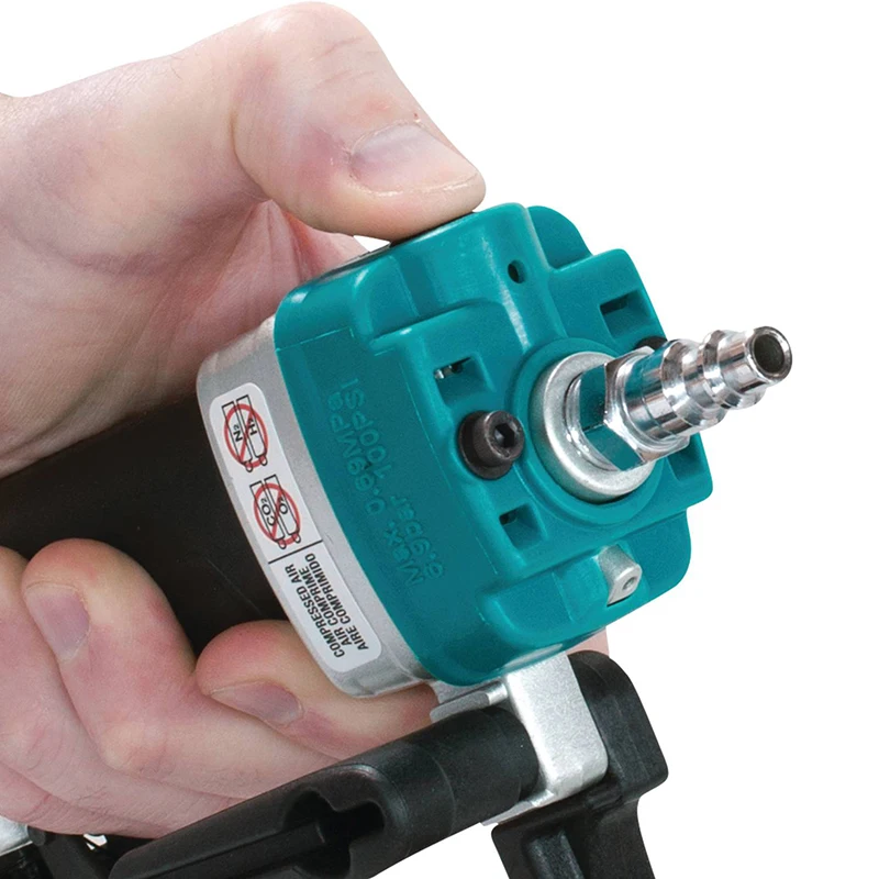 Imagem -05 - Makita Af353 Pneumático Tiro Pino Nailer 23 Calibre 13 15 a 35 mm em Linha Reta Prego de Aço Linha do Teto ar Grampeador Carpintaria