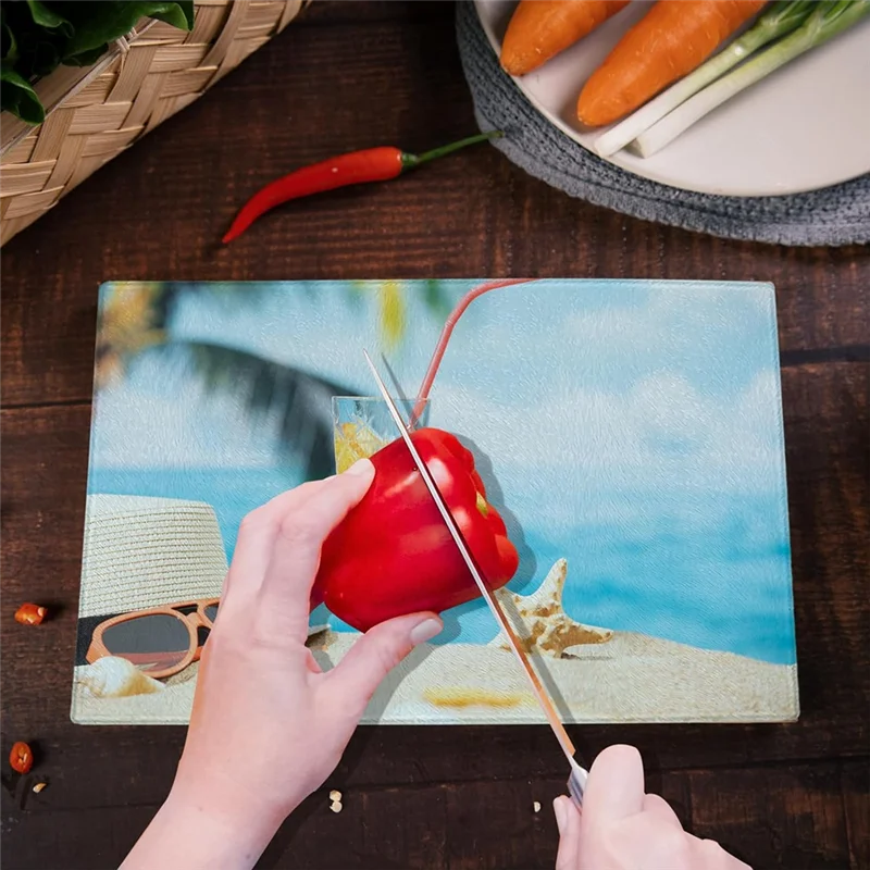 

A96K-2 Pcs Sublimation Cutting Board Blanks,11 X 7.87 Inch Sublimation Cutting Boards,Sublimation Anti Slip Cutting Board