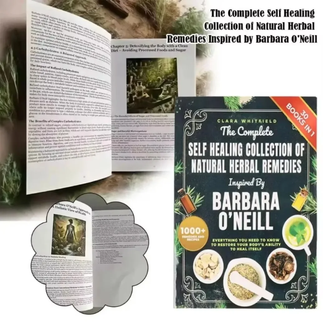Barbara O Neill Natural Herbal Remedies Book Complete Collection Guide Containing Over 1000 Recipes For Everyday Health Daily