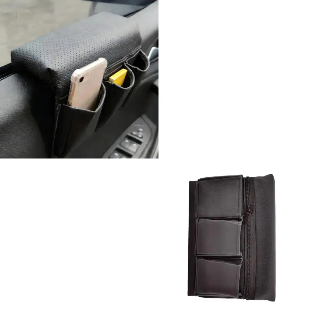 Small Leather Car Interior Storage Device For Family Activities