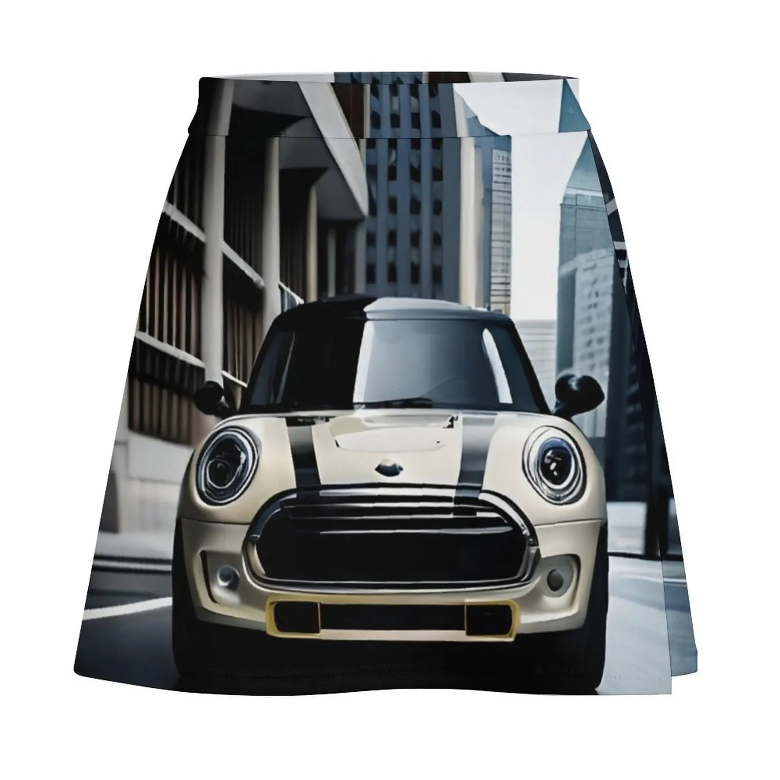 discover the fun mini cooper models crystal silver Mini Skirt spódnice koreańskie spódnice odzież damska lato 2025 Mini spódniczka