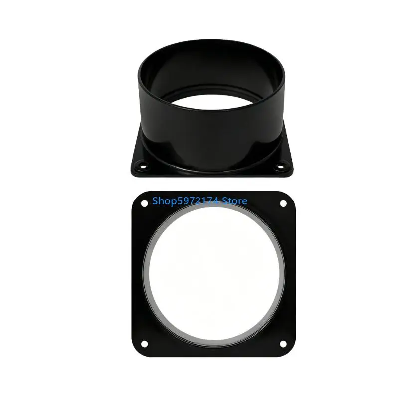Y3NB Plastic Air Duct Connectors Flange Panel Wall Plate for Ventilation Straight Pipe
