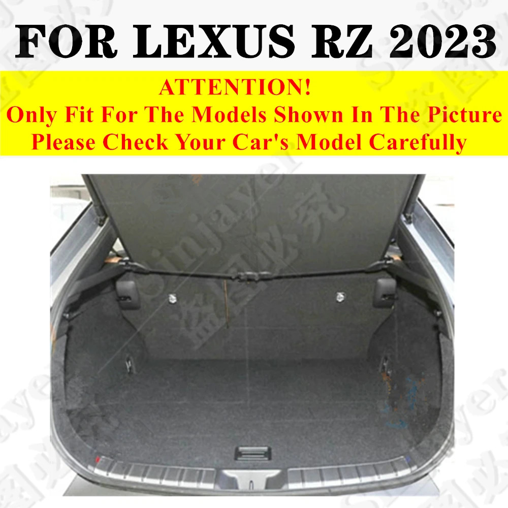 High Side Car trunk mat for Lexus RZ 2023 XPE Rear Cargo Protect Cover Liner Tail Boot Tray luggage Pad Carpet Vehicles Parts