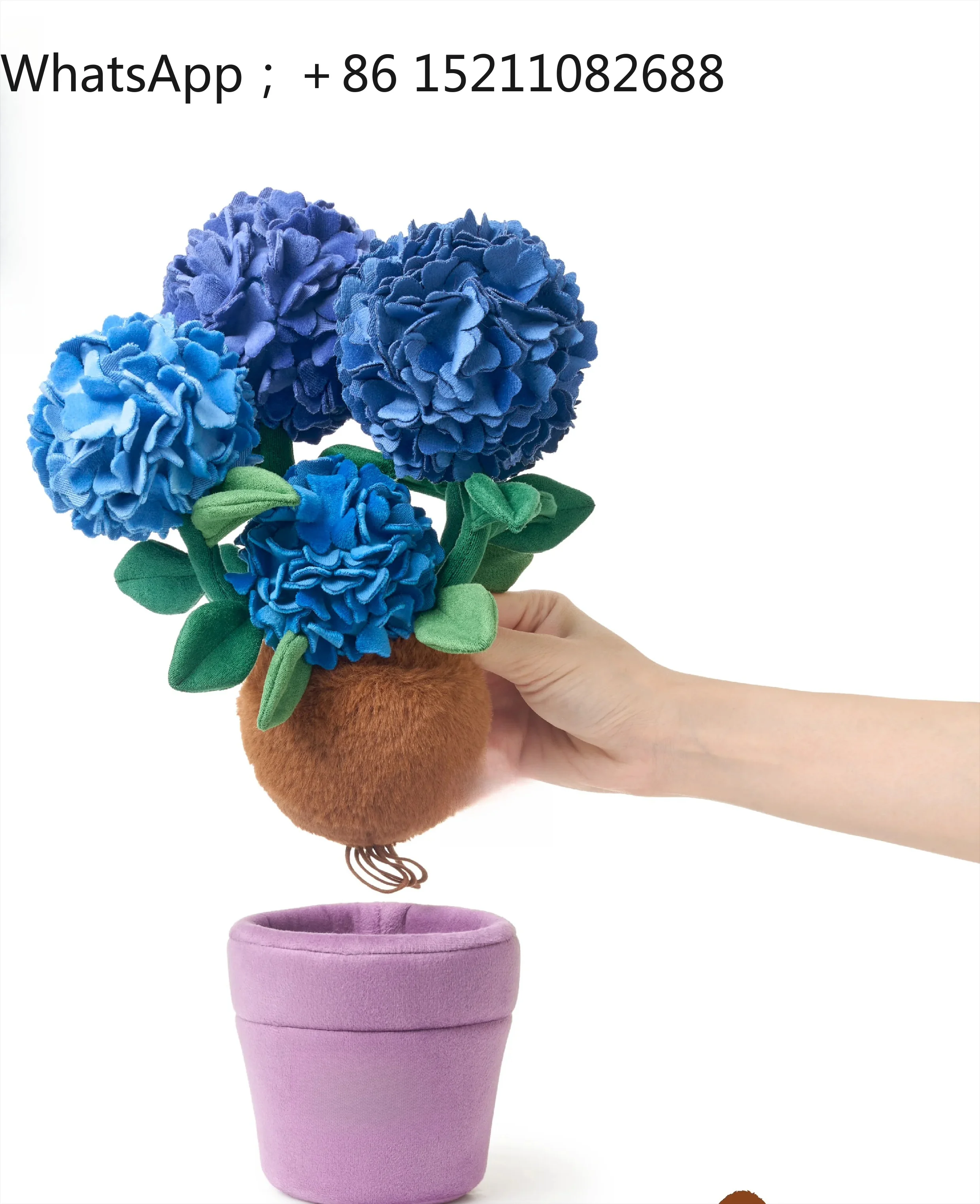 SCY hydrangea potted plant doll soft plush doll ornament creative wedding birthday gift