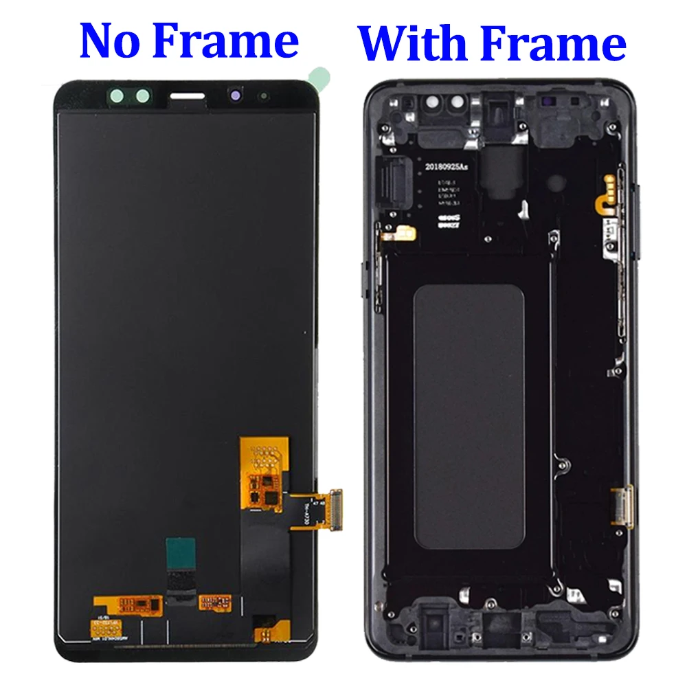 LCD For Samsung Galaxy A8 Plus 2018 A730 Display Touch Screen SM-A730F Digitizer Panel Assembly Replacement Phone Repair Tested