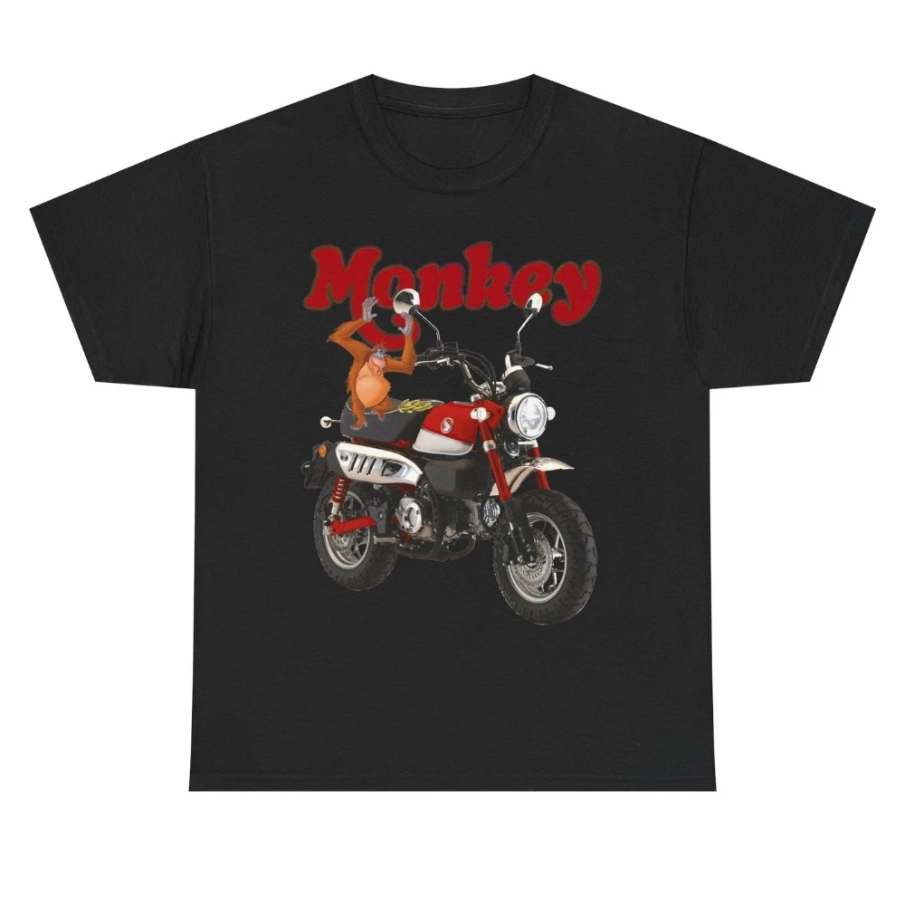 AliExpress Honda Men's and Women's T-shirt  Monkeybike Mini Trail Summer Motorcycle Tee Racing Short-sleeved Spring Cycling Off-road Top