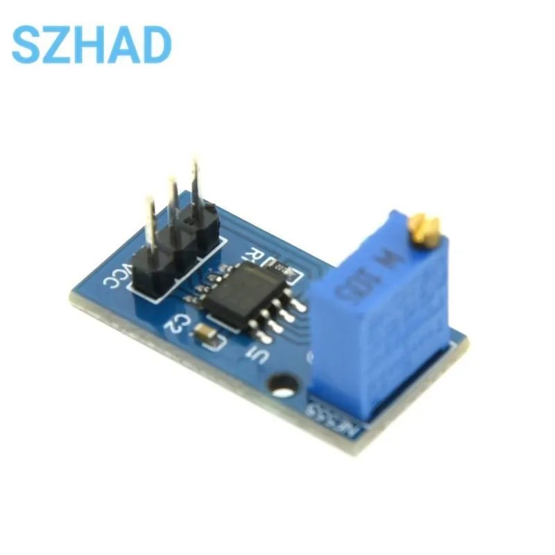 DC 5V 12V NE555 Adjustable Resistance Frequency Pulse Generator Module Single Channel Output for Arduino Smart Car