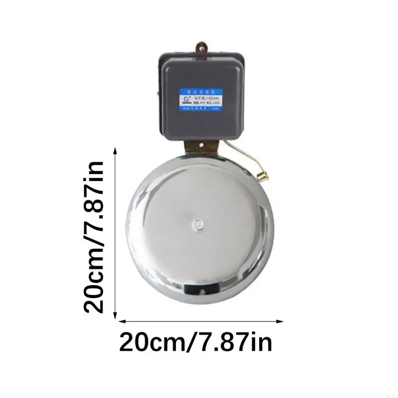 Maintenance Easy 8 Inch Safety Alerts Device Easy Design 220V Strong Metal Housing Alarm for Factories Schools K1KF