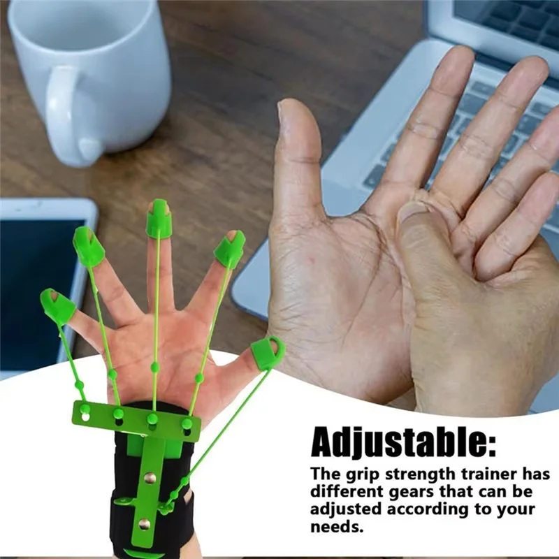 AEF6-قبضة إصبع اليد قبضة الساعد قوة استعادة العضلات تجريب القابض اللياقة البدنية الصالة الرياضية التمارين اليد المدرب إعادة التأهيل #5