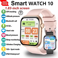2025 nuevo reloj 10 NFC Bluetooth llamada reloj inteligente mujeres hombres ritmo cardíaco asistente de voz 100 + deportes señoras Smartwatch para Xioami