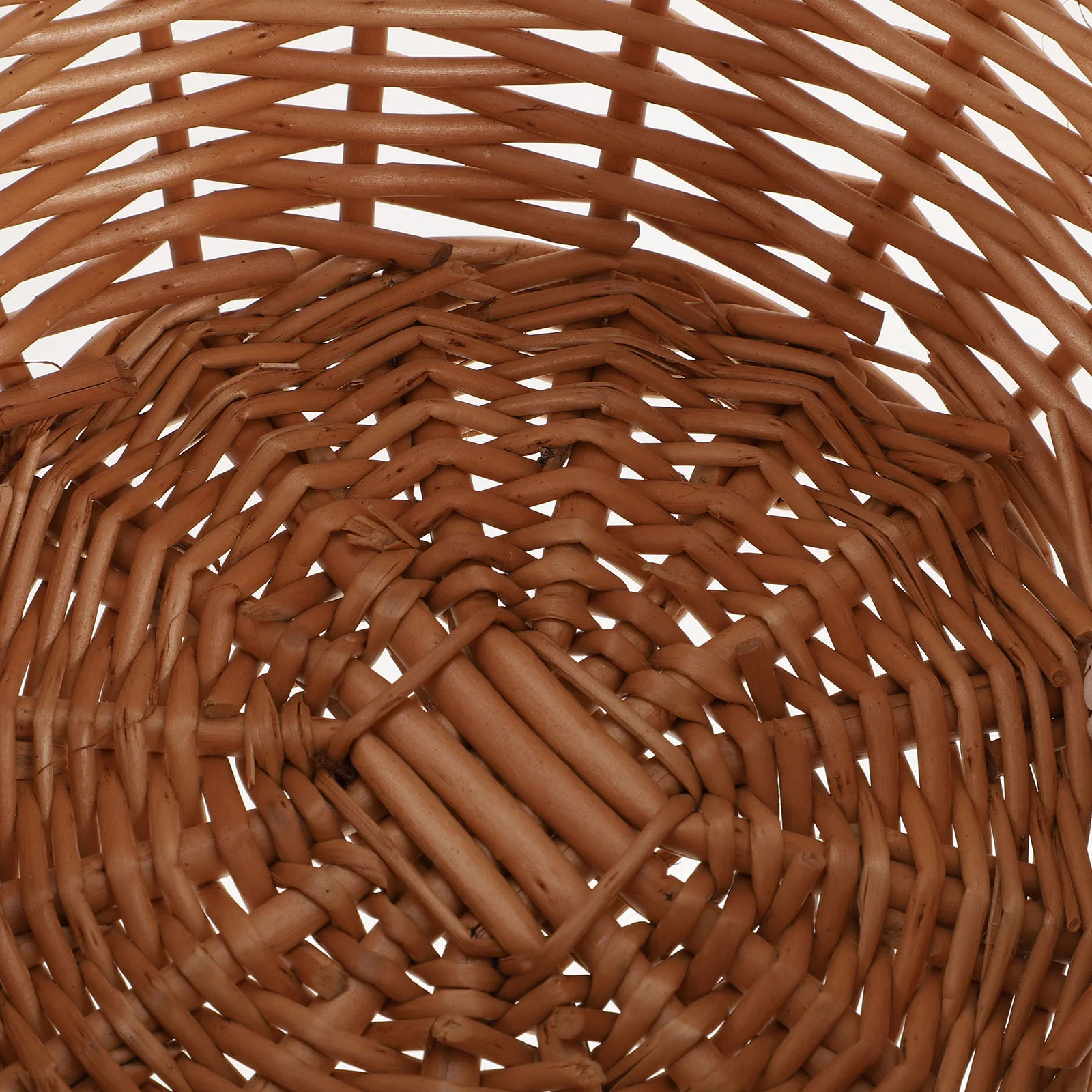 

Rattan Shopping Basket Containers Baskets Wicker Woven with Handle Flower for Wedding