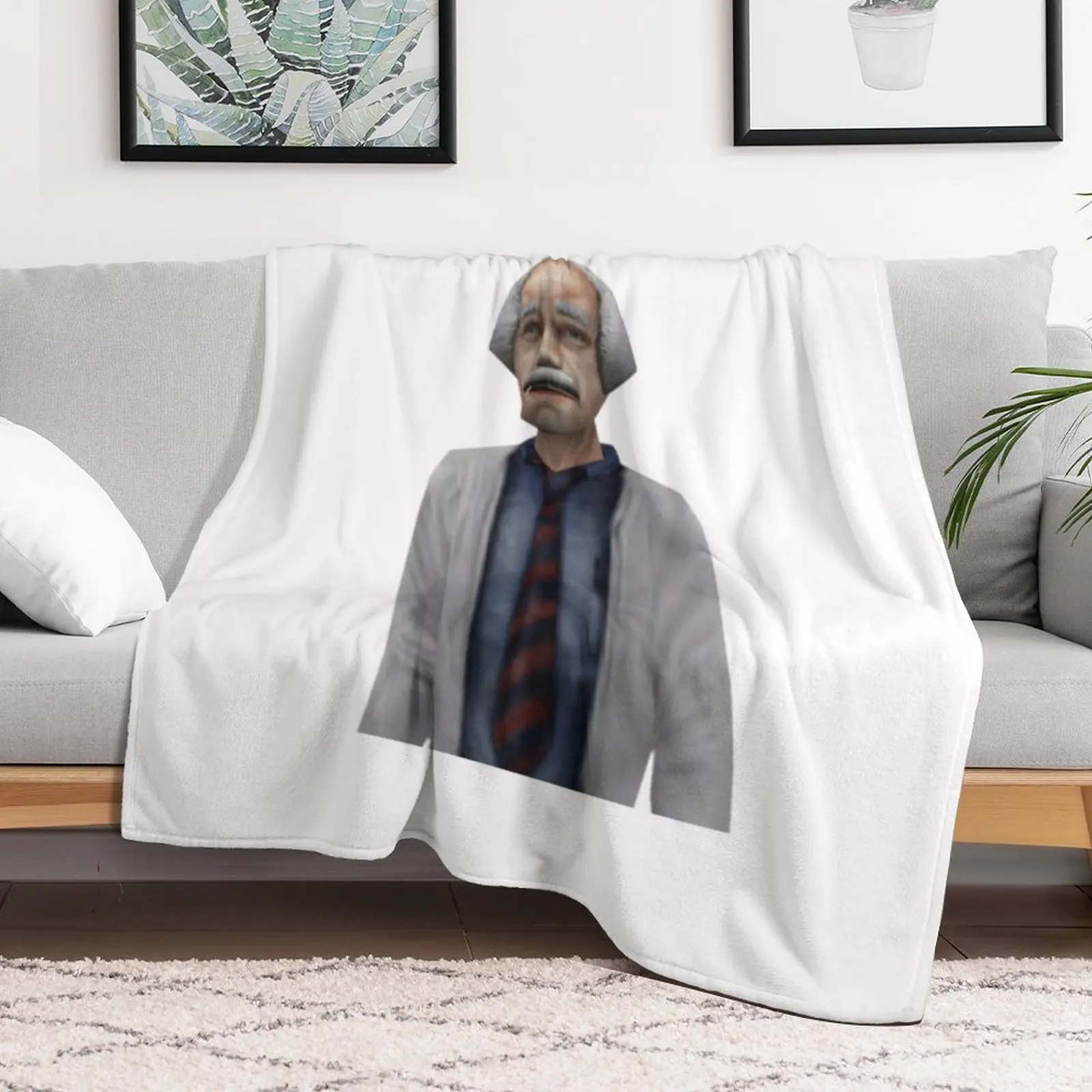 Half-Life Scientist 02 (Doctor Coomer) Throw Blanket Luxurious Soft Blanket Holiday Gift for Family