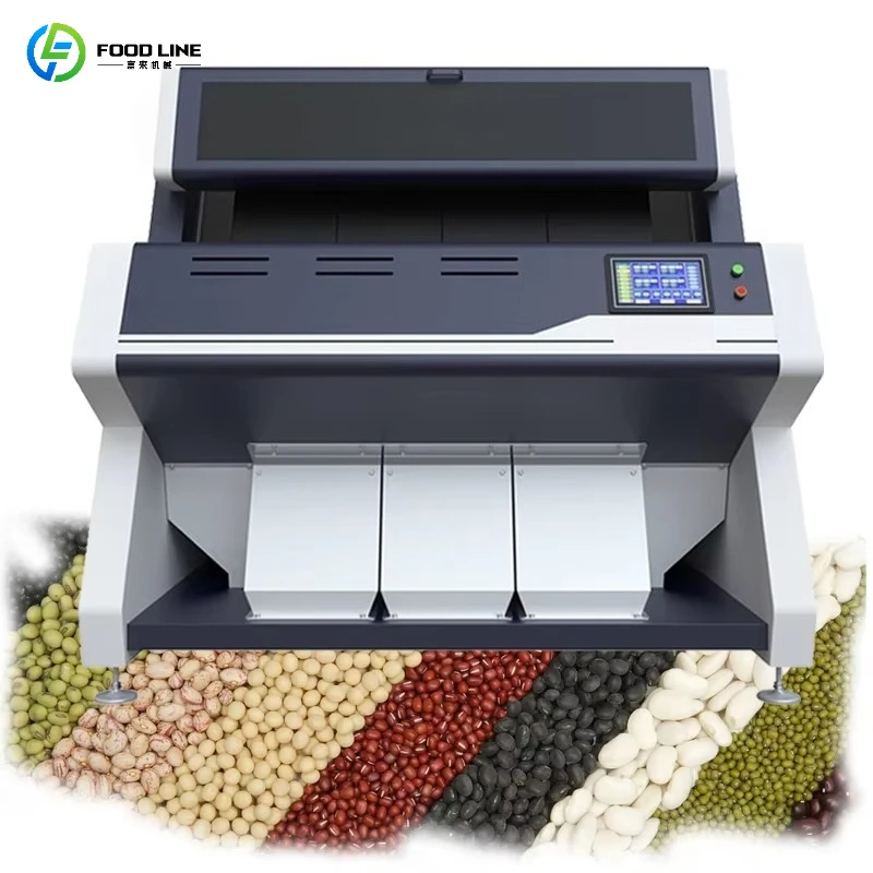 Sesame Seed Color Sorter Machine  Rice Wheat Maize Soya Bean Grade and Sort Machine Customized