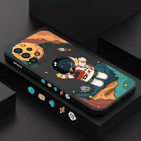 Hallo Astronaut Telefon Fall Für Samsung A56 A36 A26 A54 A34 A24 A14 A73 A53 A33 A23 A13 A72 A52 A32 A22 A15 A25 A35 A55 4G 5G