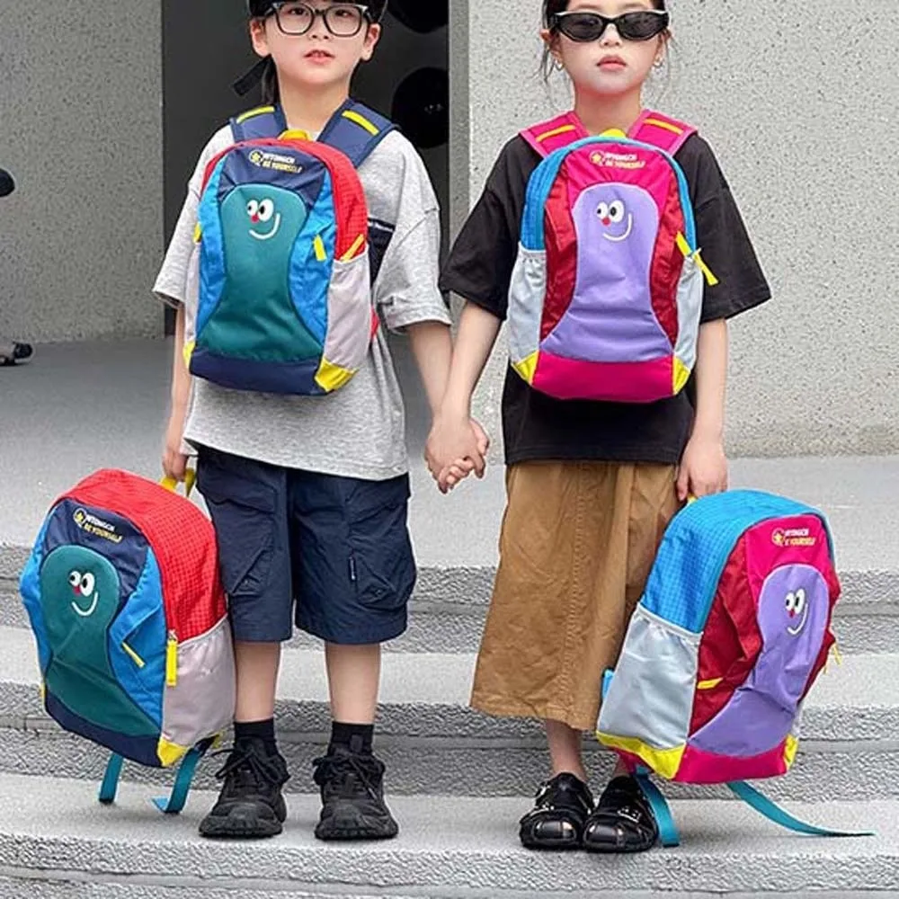 Oxford Cloth Kids Backpack Lightweight Cartoon Kindergarten Book Bag Breathable Durable Primary School Bag Outdoor