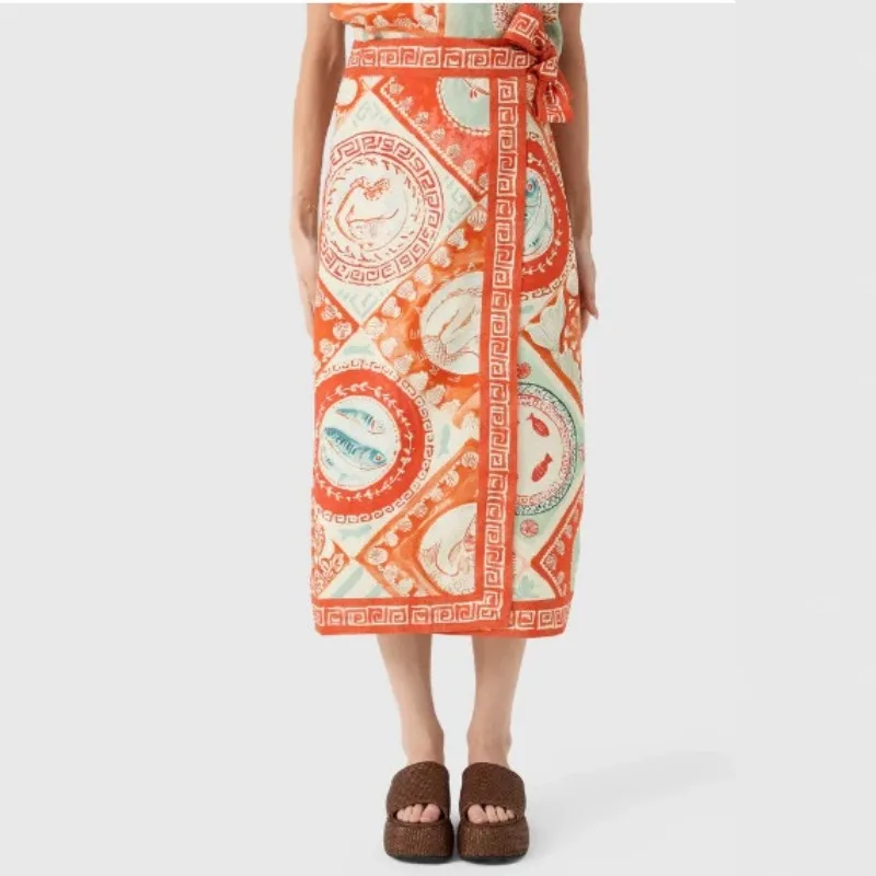 Nouvel ensemble jupe 2 pièces - Midi Skirt Floral avis et prix