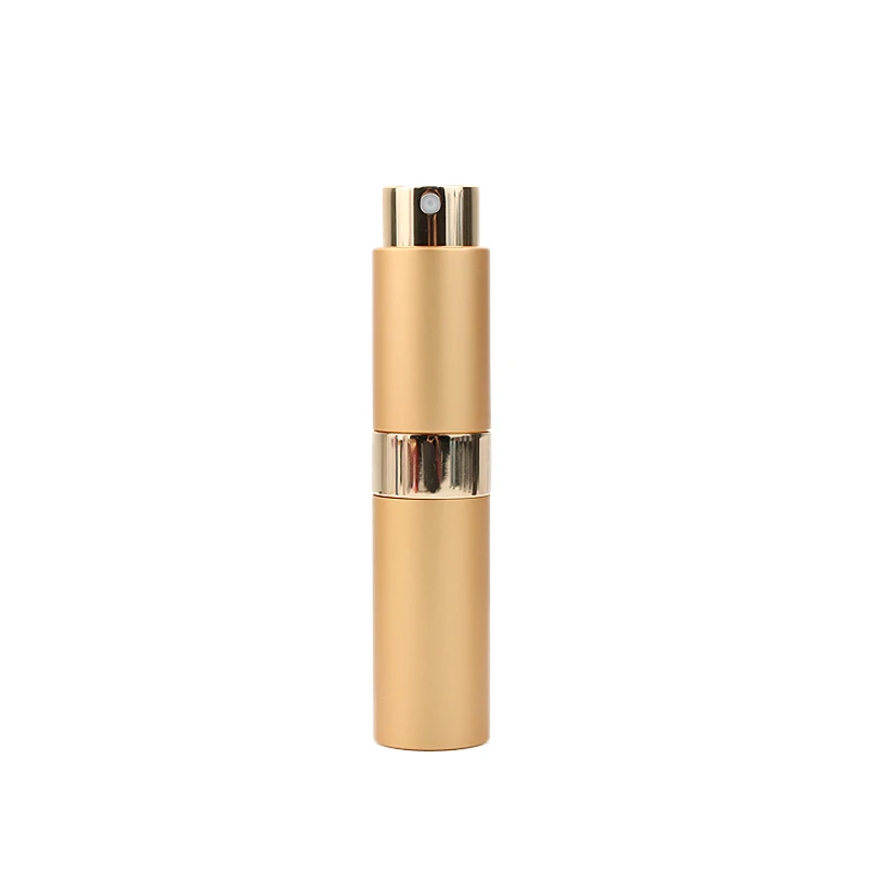 Atomiseur de parfum portable en aluminium, d'extraction pulvérisateur cosmétique, bouteille de parfum illable, quotidien, voyage, 8ml, 6 pièces