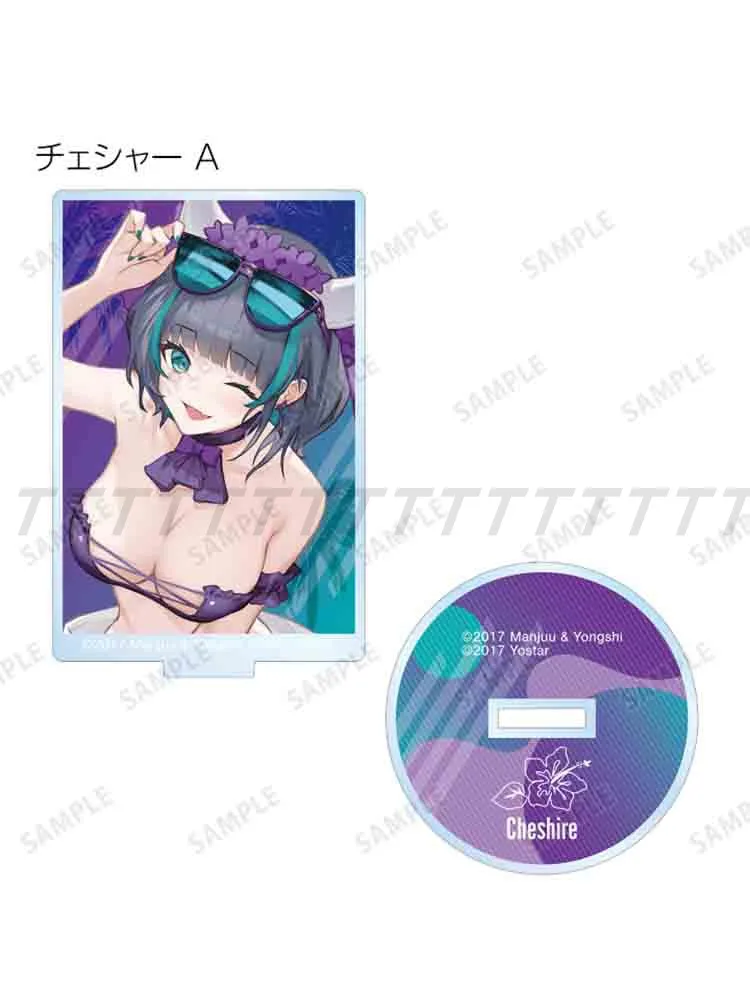 Jeu Azur Lane support acrylique poupée Anime Ayanami Cheshire Noshiro IJN Shimakaze Mini figurine modèle plaque Cosplay jouet pour cadeau