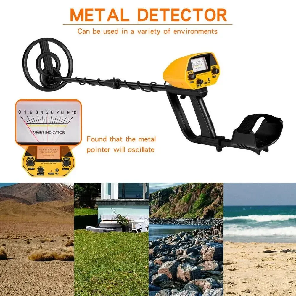 MD-5090 Metal Detector Detection Instrument Underground Metal Detector Metal Finder Gold Detector Hunter Treasure Gold Digger