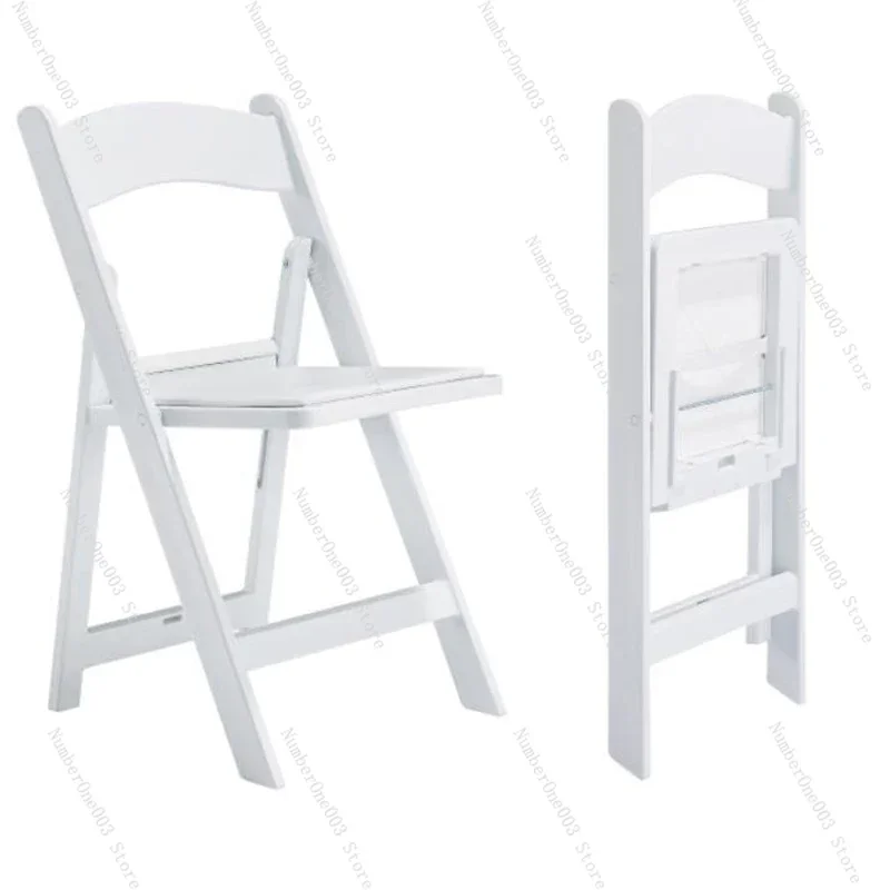 

Outdoor Padded White Colors Wedding Banquet Event Foldable Plastic Resin Folding Chairs Dinning Chair