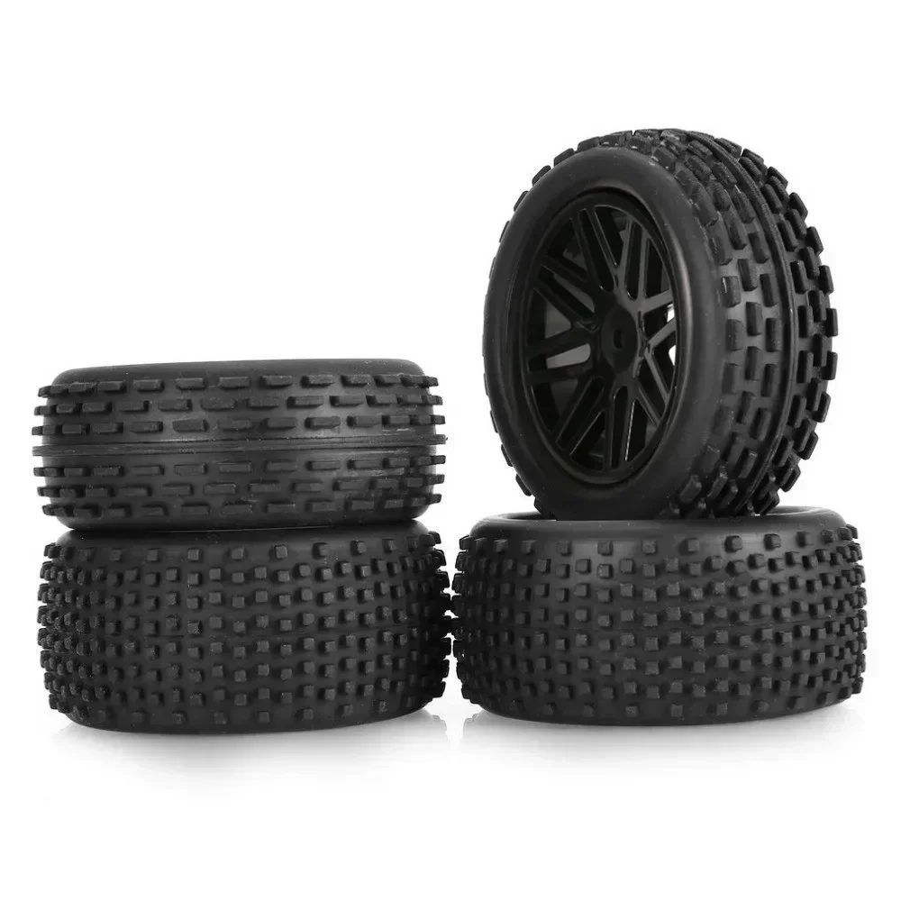 

4Pcs 86mm Tires Wheel Tyre for Wltoys 144001 124019 104001 RC Car Upgrade Parts 1/10 1/12 1/14 Scale Off Road Buggy