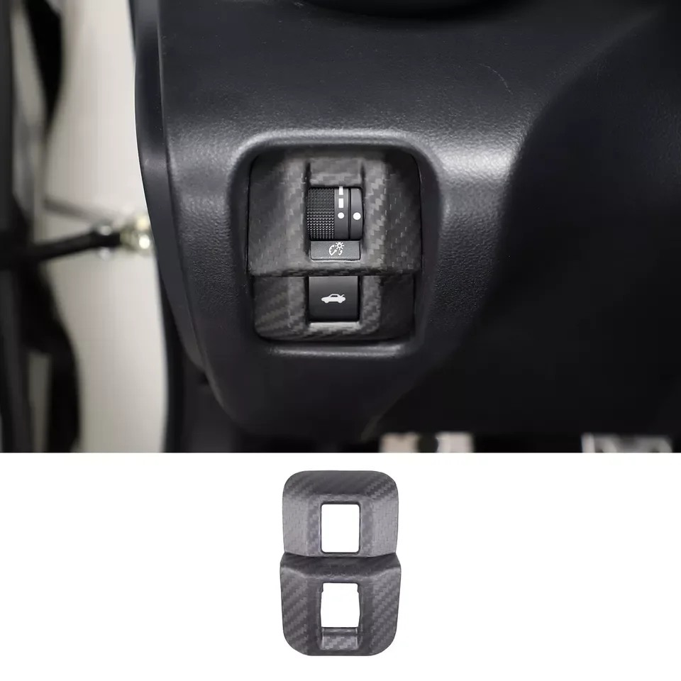 

Matte Carbon Tailgate Switch Button Cover Trim For Toyota 86/Subaru BRZ 2022-23