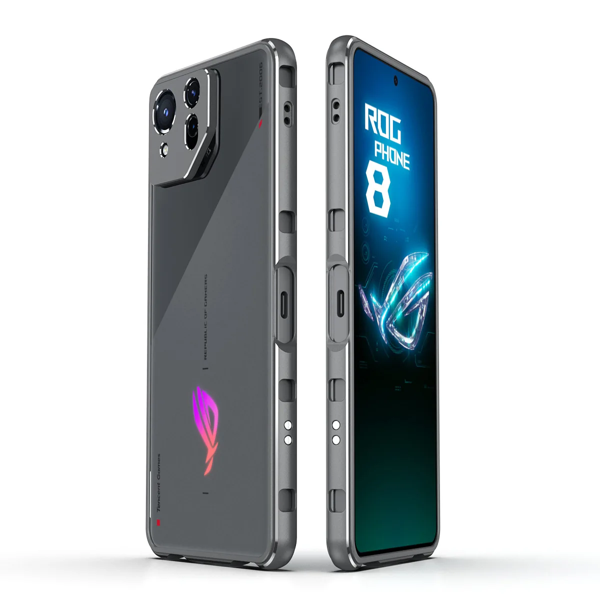

Чехол для ASUS ROG Phone 9 pro, Rog Phone 9, алюминиевый металлический бампер, тонкий чехол с винтовой рамкой
