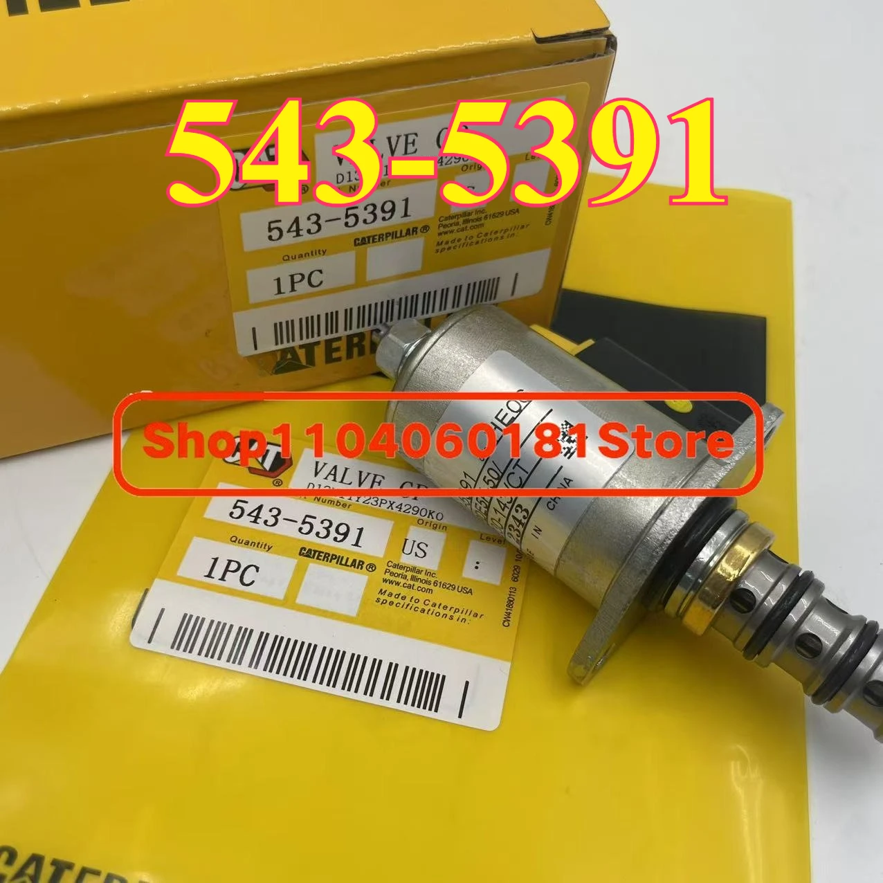 

Hydraulic Proportional Electromagnetic Valve Part Number 543-5391 for Excavator E320GC 323/325/330/336 D2GC