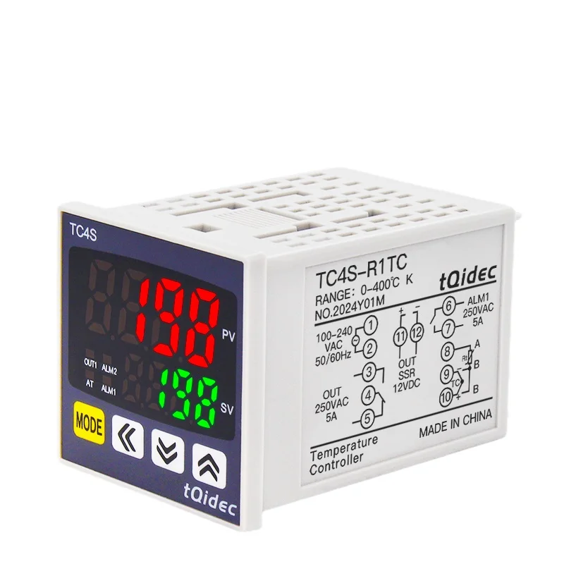 

Electrical Temperature Control Instrument Tc4s Multiple Input Digital Display Intelligent Pid Adjustment Thermostat