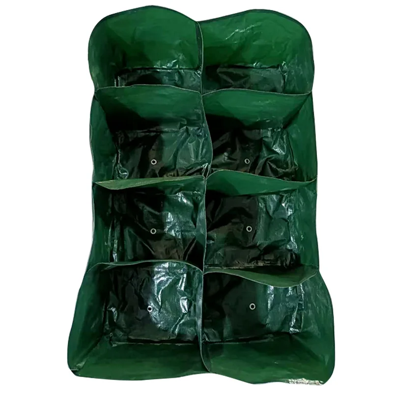 

4/6/8Grids Vegetable Planting Bag Container Portable Flower Plant Growing Bags Reusable Garden Raised Planting Bed Courtyard Dec