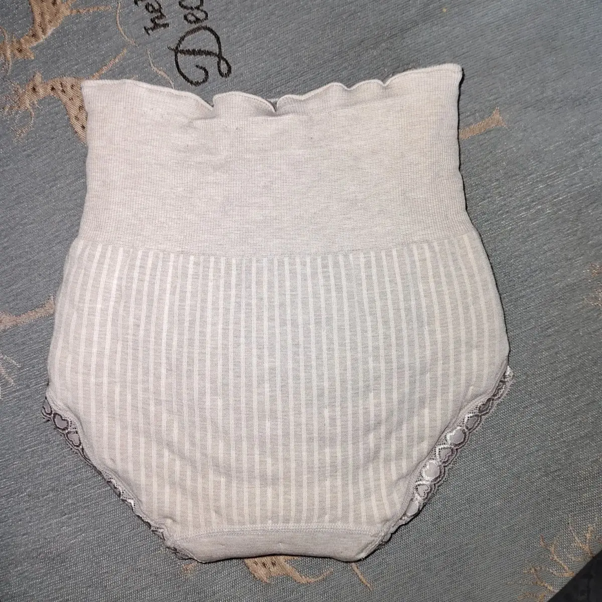 (can custom) Women Cotton Blended High Waist Briefs Sleek Absord Shaping Panties Tummy Control Puffy Big Shape  Incontinence Aid