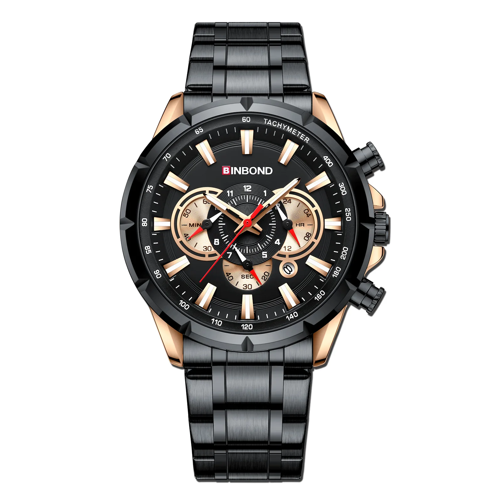 Brand Watch Men European American High Steel Tactical Motorcycle Waterproof Calendar Timing Male Fashion Quartz Clock Watches
