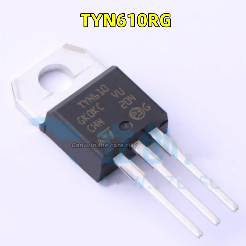 1-100 PCS/LOT Original genuine thyristor silicon control module TYN610RG TYN610 TO-220AB